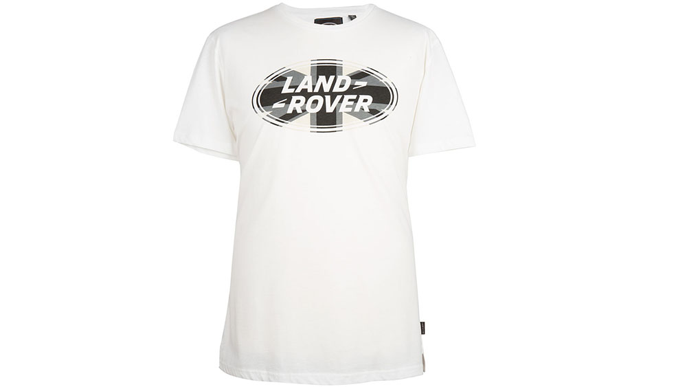 Land Rover MEN'S UNION FLAG GRAPHIC T-SHIRT - WHITE