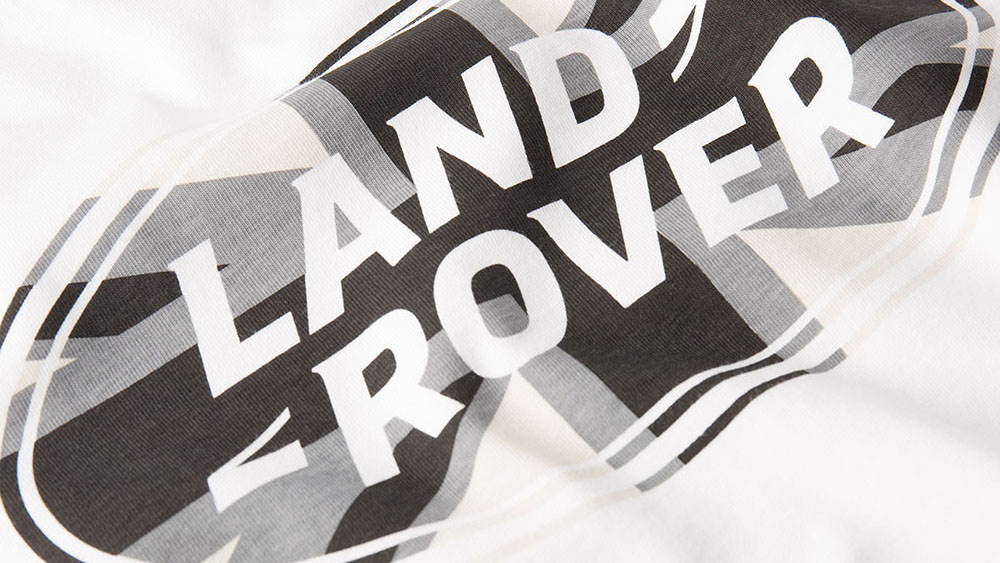 Shop Land Rover MEN'S UNION FLAG GRAPHIC T-SHIRT - WHITE in KSA