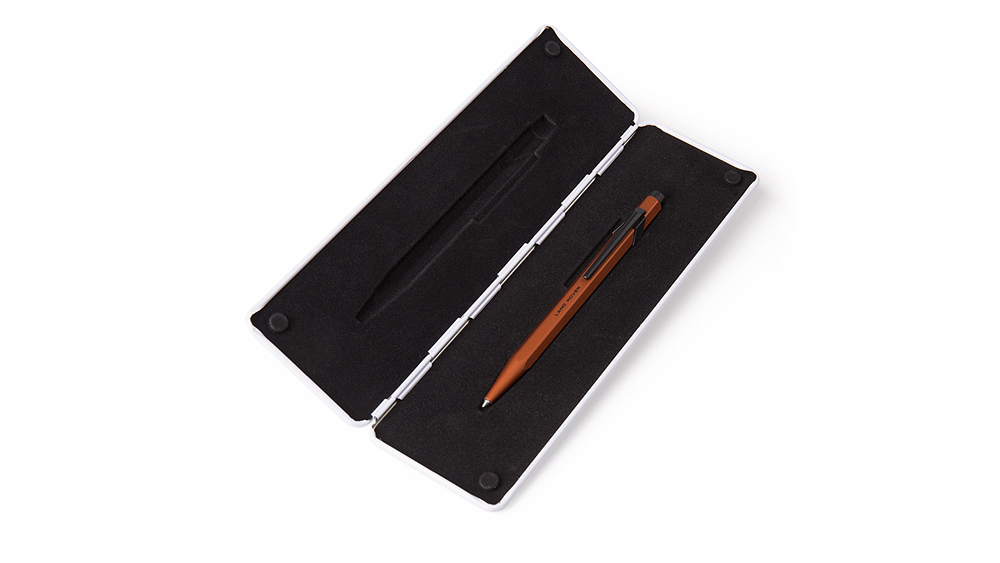 Get Land Rover Caran d'Ache for Land Rover Ballpoint Pen - Orange At SAR 230.00