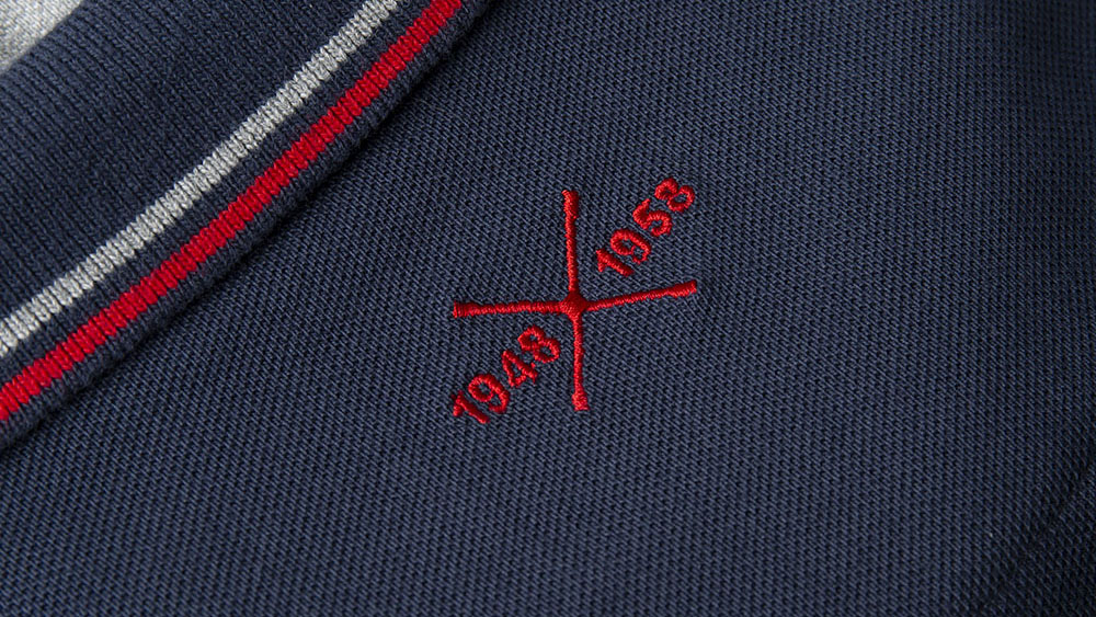 Shop Land Rover Men's Heritage Polo Shirt - Grey Marl in KSA