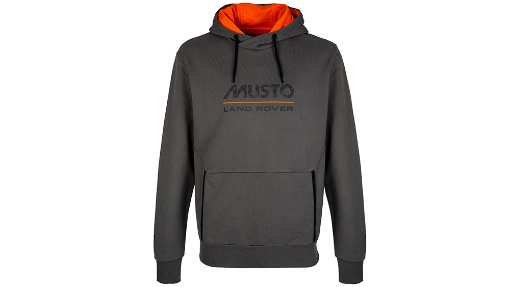 Land Rover Land Rover Musto Logo Hoodie - Gun Metal