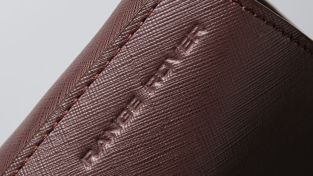 Shop Land Rover Range Rover Leather Tote Bag - Deep Garnet in KSA