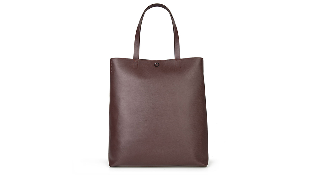 Range Rover Leather Tote Bag - Deep Garnet 6