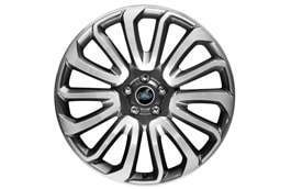 Land Rover Alloy Wheel - 22" Style 7007, 7 split-spoke, Diamond Turned finish